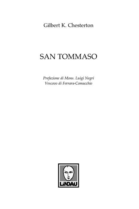 San Tommaso - Gilbert Keith Chesterton - 2