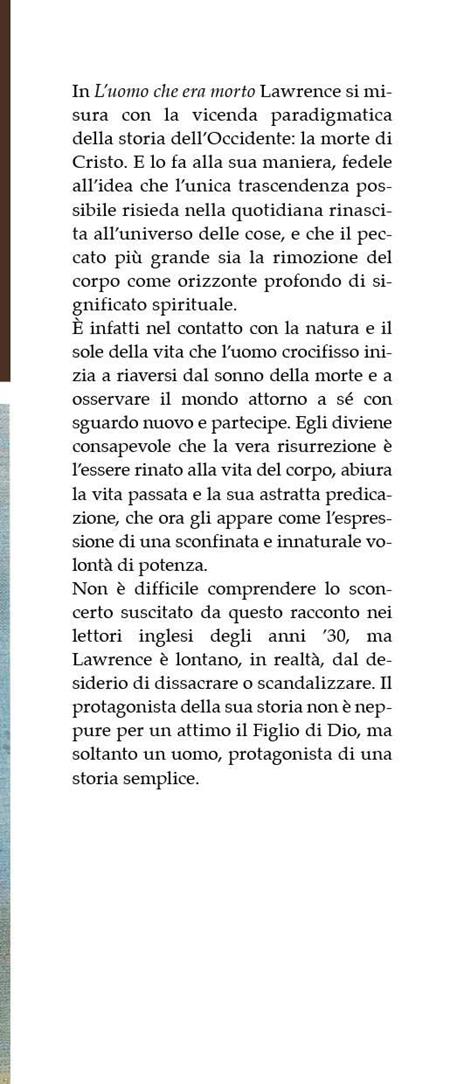 L'uomo che era morto. Nuova ediz. - D. H. Lawrence - 3