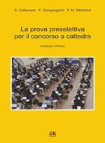 La prova preselettiva per il concorso a cattedra