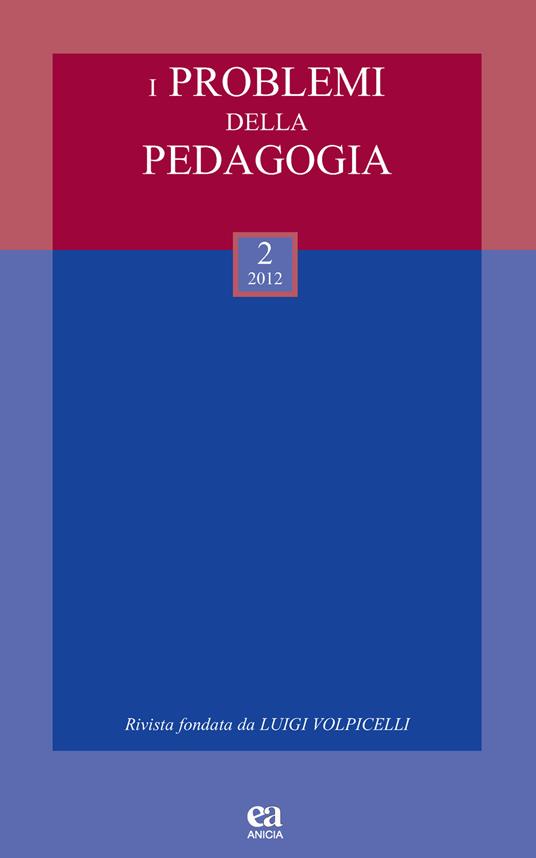 I problemi della pedagogia (2012). Vol. 2 - copertina