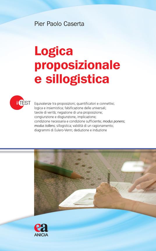Logica proposizionale e sillogistica - Pier Paolo Caserta - copertina
