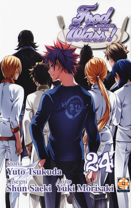 Food wars!. Vol. 24 - Yuto Tsukuda,Shun Saeki,Yuki Morisaki - copertina