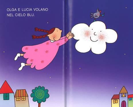 La nuvola Olga e la luna ballerina. Stampatello maiuscolo. Ediz. a colori - Nicoletta Costa - 2