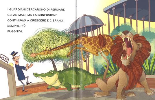 Fuga dallo zoo. Una storia in 5 minuti! Ediz. a colori - Stefano Bordiglioni - 4