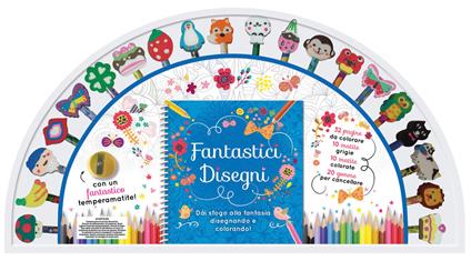 Fantastici disegni. Ediz. a spirale. Con gadget - copertina