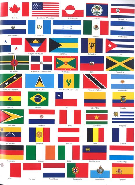 Bandiere di tutto il mondo. Con adesivi. Ediz. a colori - John Malam - 2