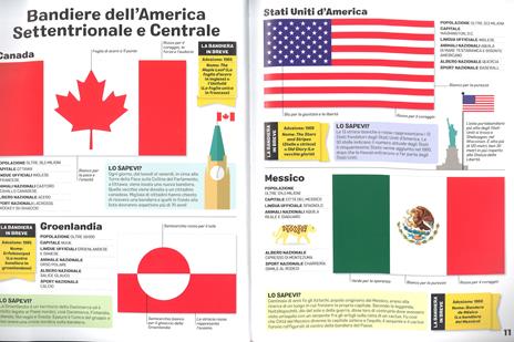 Bandiere di tutto il mondo. Con adesivi. Ediz. a colori - John Malam - 4