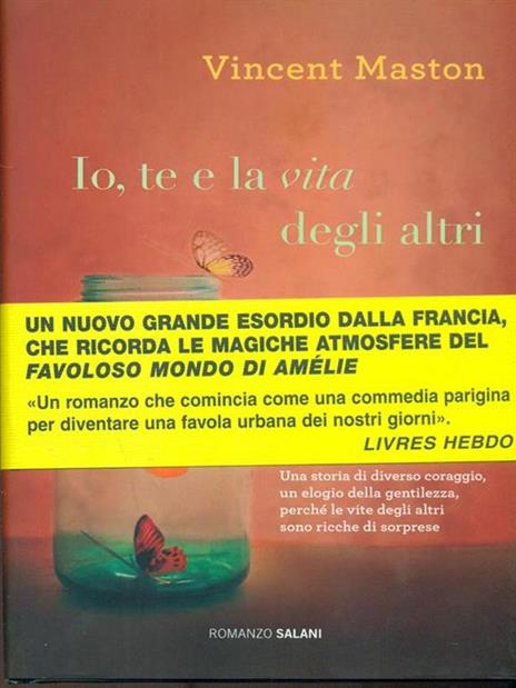 Io, te e la vita degli altri - Vincent Maston - copertina