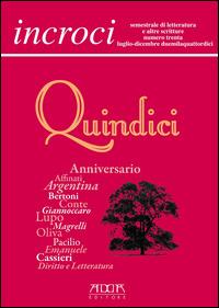 Incroci. Vol. 30 - Raffaele Nigro,Lino Angiuli,Daniele Maria Pegorari - copertina