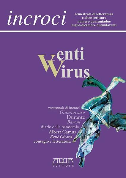 Incroci (2020). Vol. 42: Venti virus. - copertina