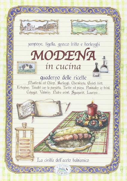 Quaderno ricette. Modena - copertina