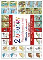 Animali e fiabe in 2 memory. Accoppia la coppia e vinci. 180 carte in 4 mazzetti, tutte da giocare! Ediz. illustrata