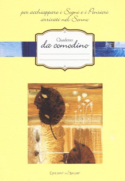 Quaderno da comodino per acchiappare i sogni - copertina