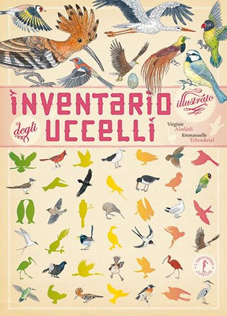 Inventario illustrato degli uccelli - Emmanuelle Tchoukriel,Virginie Aladjidi - copertina