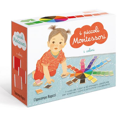 I colori. I piccoli Montessori. Ediz. a colori. Con gadget - Delphine Roubieu - copertina