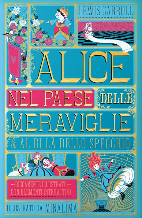 Alice nel paese delle meraviglie-Al di là dello specchio. Ediz. integrale - Lewis Carroll - copertina