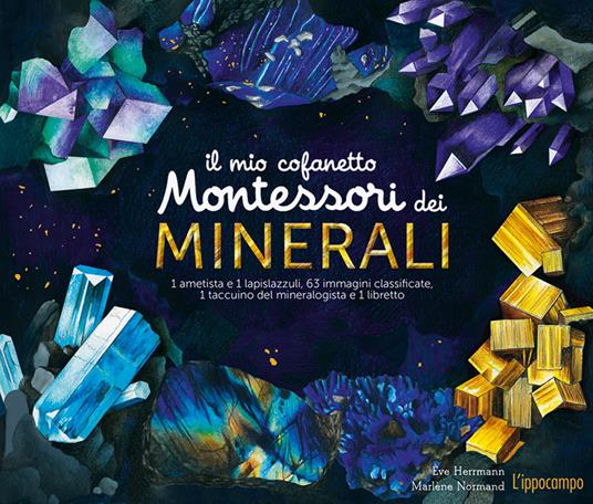 Il mio cofanetto Montessori dei minerali. Ediz. a colori. Con gadget - Ève Herrmann,Marlène Normand - copertina