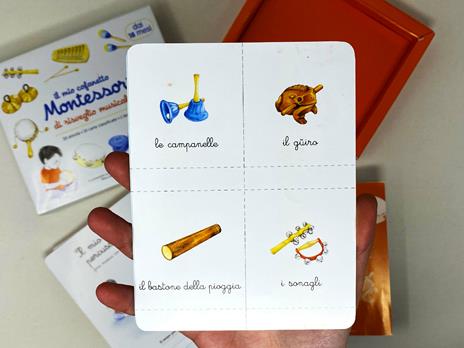 Il mio cofanetto Montessori di risveglio musicale. Ediz. a colori. Con 30 attività. Con 16 carte classificate - Emmanuelle Blin,Isabelle Palombi,Roberta Rocchi - 5