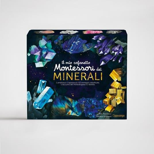 Il mio cofanetto Montessori dei minerali. Ediz. a colori. Con gadget - Ève Herrmann,Marlène Normand - copertina