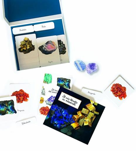 Il mio cofanetto Montessori dei minerali. Ediz. a colori. Con gadget - Ève Herrmann,Marlène Normand - 2