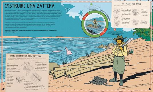 Giungla mortale. Decidi il tuo destino con la ruota della sopravvivenza. Gira e sopravvivi. Ediz. a colori - Emily Hawkins - 2