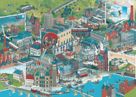 Il mondo di Sherlock Holmes. Puzzle 1000 pezzi - Nicholas Utechin,Doug John Miller - 4