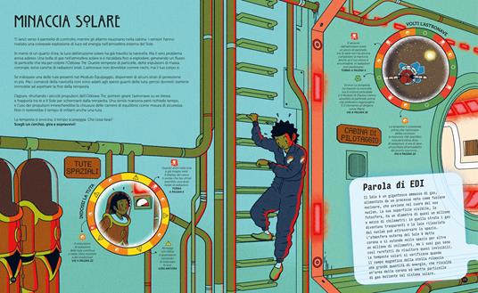 Sperduto nello spazio. Decidi il tuo destino con la ruota della sopravvivenza. Gira e sopravvivi - Giles Sparrow - 4