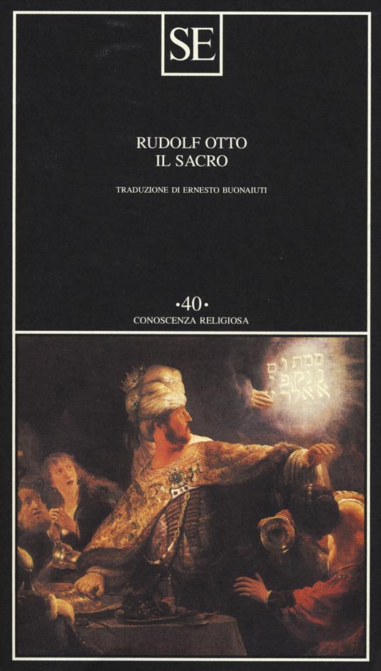 Il sacro - Rudolf Otto - copertina