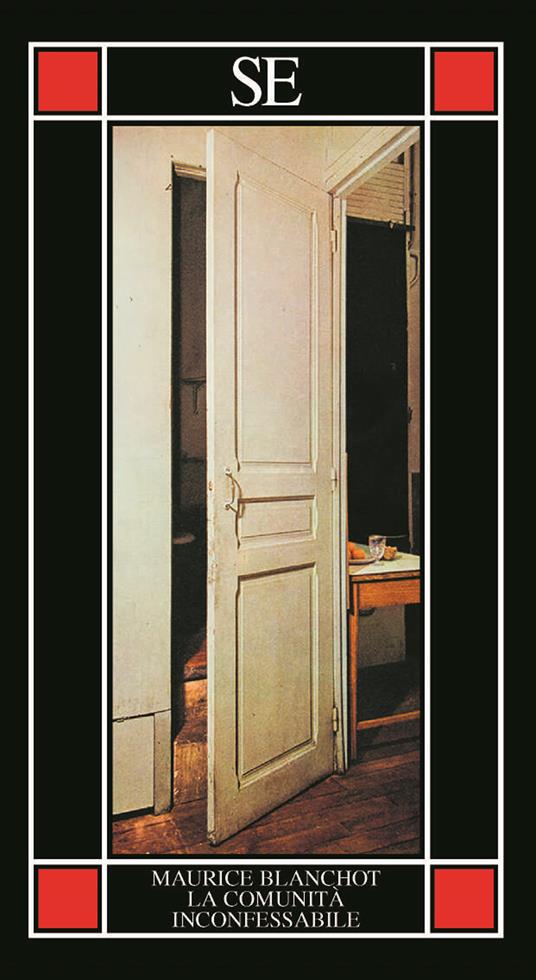 La comunità inconfessabile - Maurice Blanchot - copertina