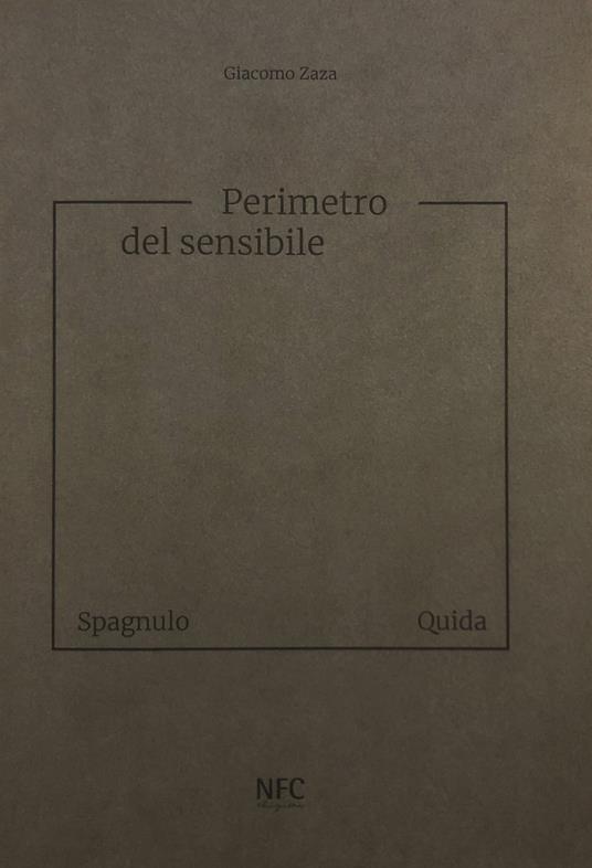 Perimetro del sensibile. Giuseppe Spagnulo Raffaele Quida. Ediz. illustrata - copertina