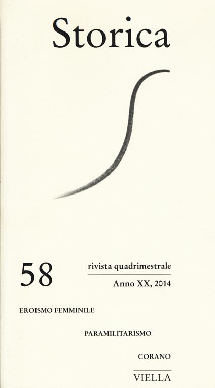 Storica (2014). Vol. 58 - copertina