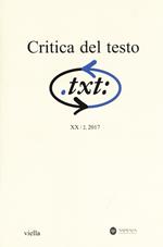 Critica del testo (2017). Vol. 20/2