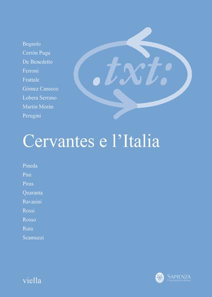 Critica del testo (2017). Vol. 20/3: Cervantes e l’Italia - copertina