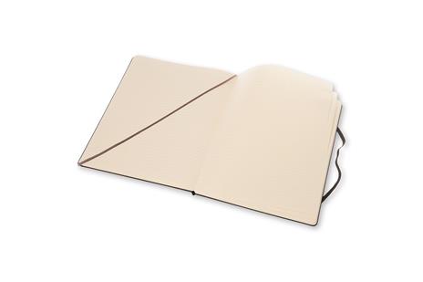 Taccuino Moleskine XL a righe copertina rigida nero. Black - 3