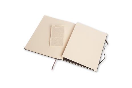Taccuino Moleskine XL a righe copertina rigida nero. Black - 5