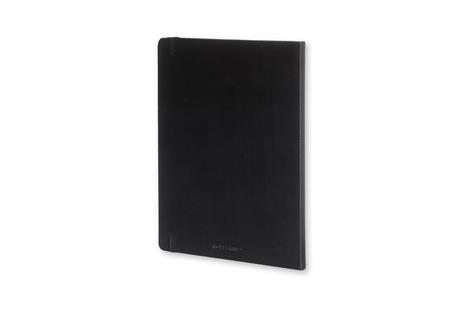 Taccuino Moleskine XL a righe copertina rigida nero. Black - 6