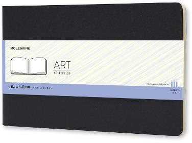 Image of Album per schizzi Art Sketch Album Moleskine large copertina rigida nero. nero042