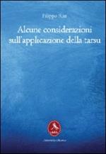 Alcune considerazioni sull'applicazione della Tarsu