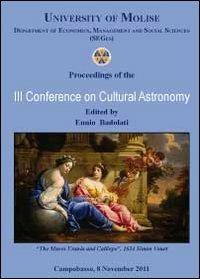 Third conference on cultural astronomy - Ennio Badolati - copertina