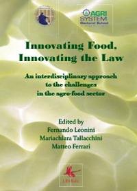 Innovating food, innovating the law - copertina