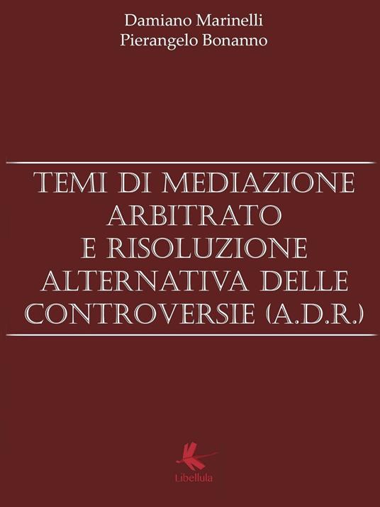 Temi di mediazione, arbitrato e risoluzione alternativa delle controversie - copertina