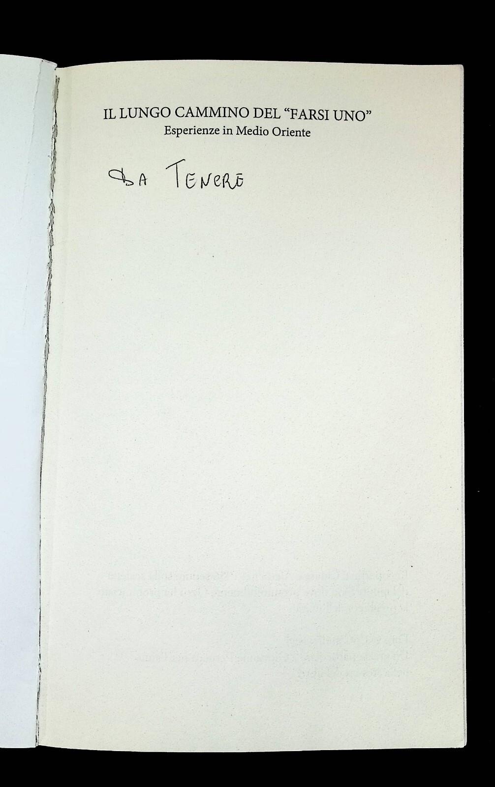 Il lungo cammino del farsi uno