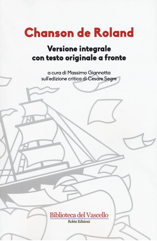 Chanson de Roland. Testo francese a fronte. Ediz. integrale - copertina