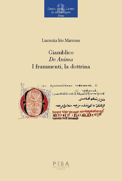 Giamblico. «De anima». I frammenti, la dottrina - Lucrezia I. Martone - copertina