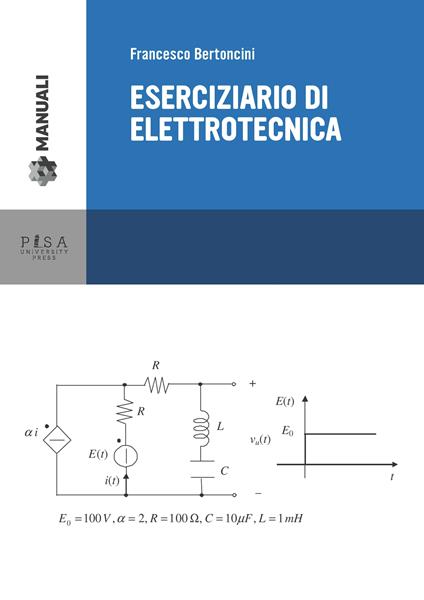 Eserciziario di elettrotecnica - Francesco Bertoncini - copertina