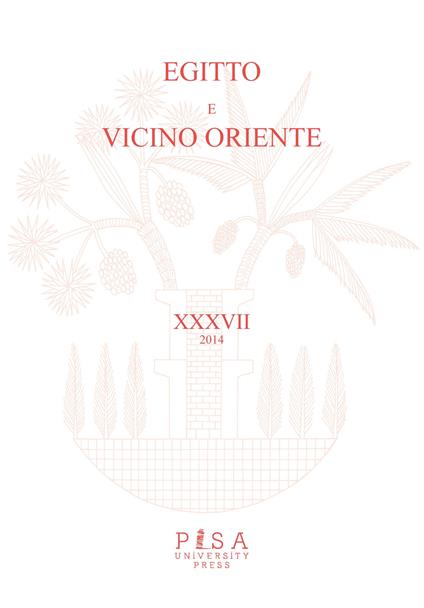 Egitto e Vicino Oriente (2014). Ediz. italiana e inglese. Vol. 37 - copertina