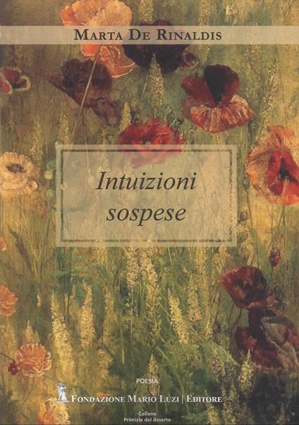 Intuizioni sospese - Marta De Rinaldis - copertina