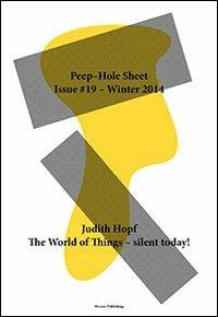 Judith Hopf. Peep-Hole Sheet. Ediz. multilingue. Vol. 19 - copertina