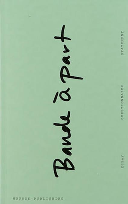 Bande à part: on independent art institutions - copertina