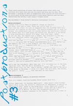 In Medias Res. Ediz. inglese e tedesca. Vol. 3: Postproductions